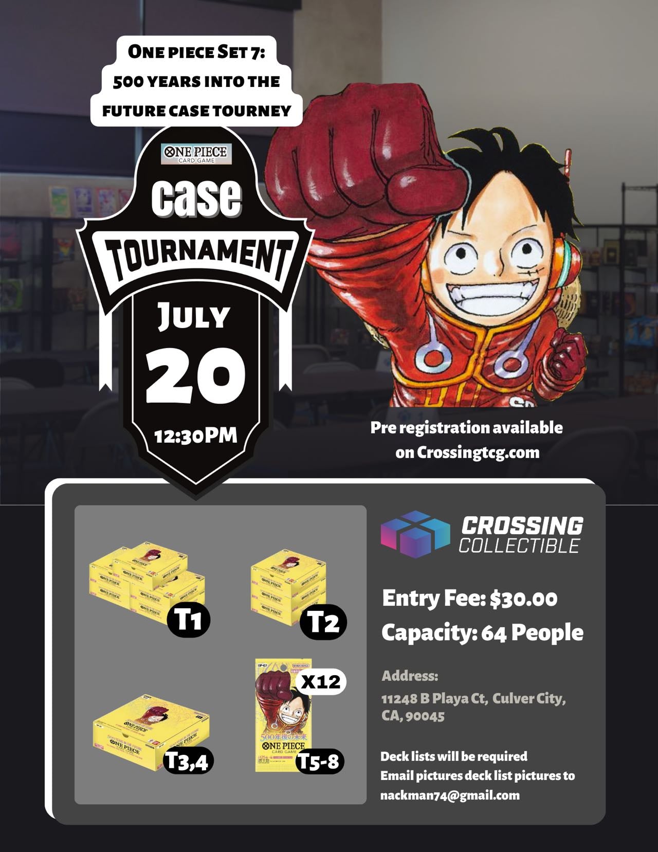 One Piece 7 500 Years in the Future Case Tournament!
