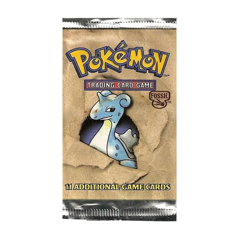 Pokemon Unlimited Fossil Set Booster Pack CARDS LIVE OPENING