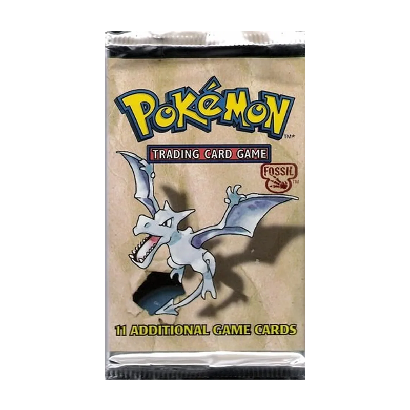 Pokemon Unlimited Fossil Set Booster Pack CARDS LIVE OPENING