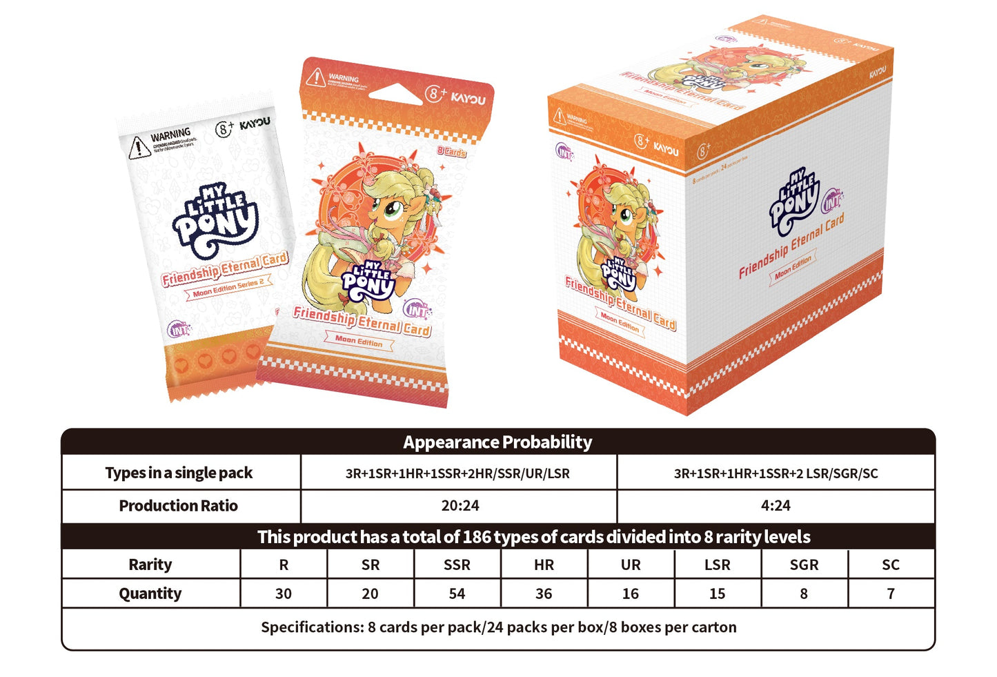 KAYOU My Little Pony English - Friendship Eternal Cards - Moon Edition CARDS LIVE OPENING