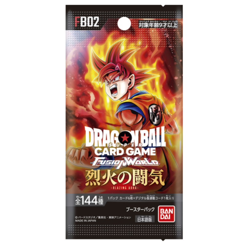 BANDAI Dragon Ball Super Fusion World FB02 Blazing Aura JP CARDS LIVE OPENING