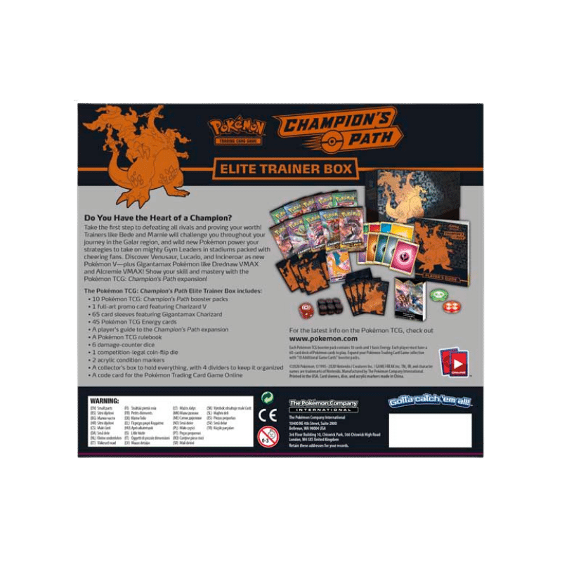 Pokemon English Champions Path Elite Trainer Box CARDS LIVE OPENING