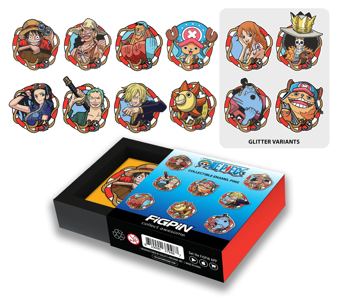 FiGPiN ONE PIECE MYSTERY SERIES LIVE OPENING