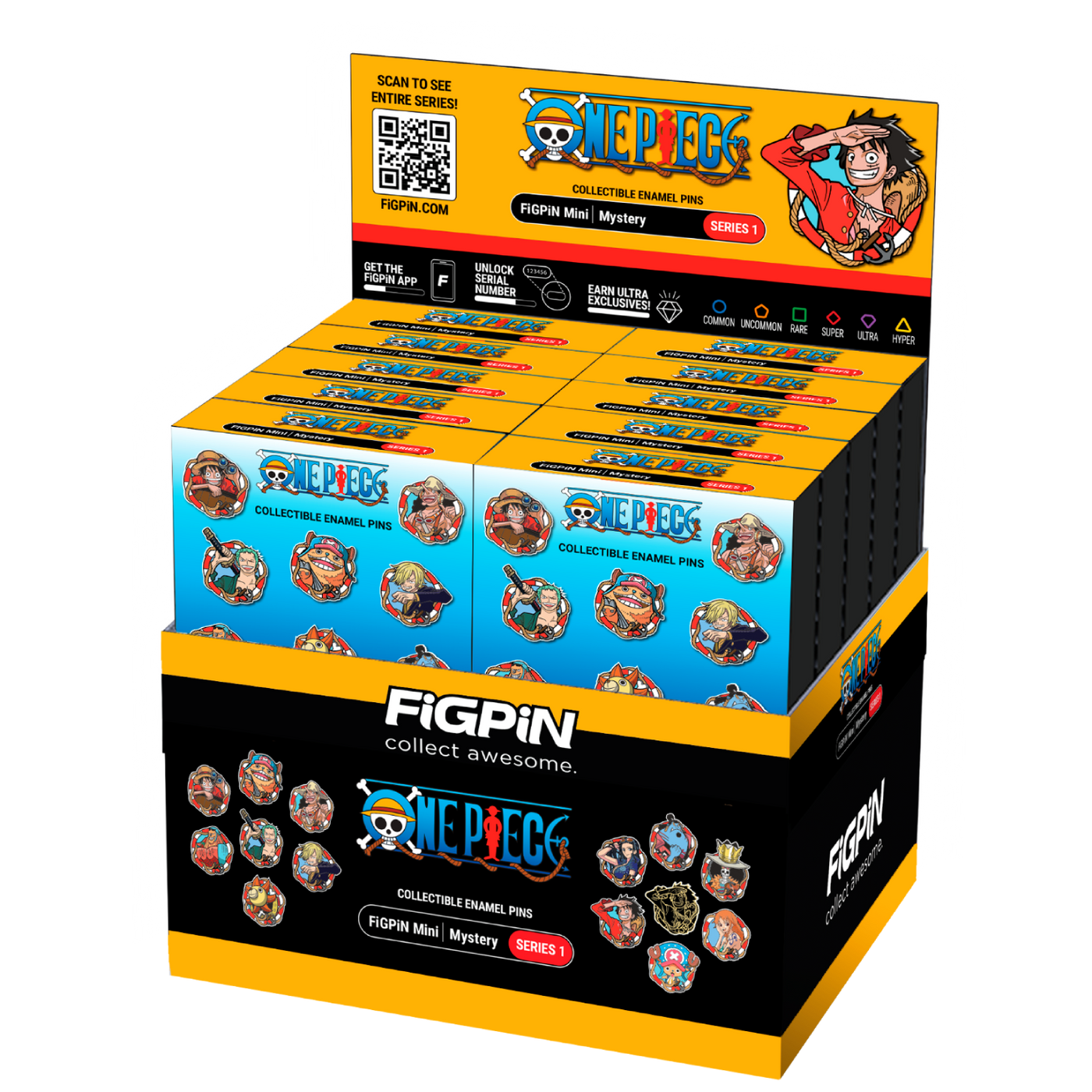 FiGPiN ONE PIECE MYSTERY SERIES LIVE OPENING