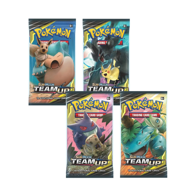 Pokemon Sun and Moon Team Up CARDS LIVE OPENING