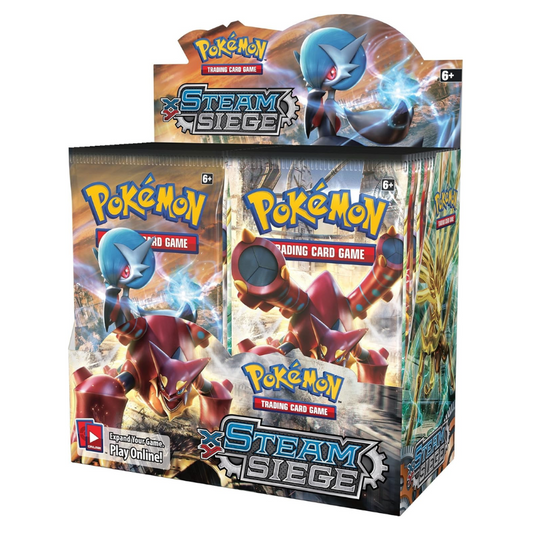 Pokemon English XY Steam Siege Booster Box CARDS LIVE OPENING