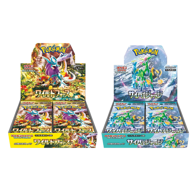 Pokemon Japanese Wild Force & Cyber Judge CARDS LIVE OPENING