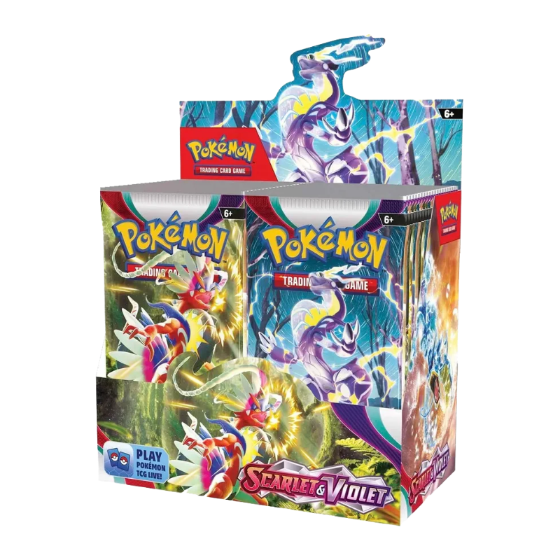 Pokemon English Scarlet and Violet Booster CARDS LIVE OPENING