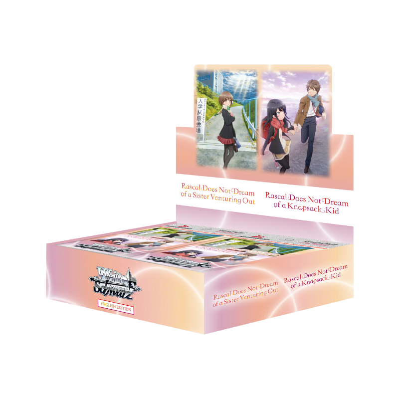 Weiss Schwarz English Rascal Does Not Dream Booster CARDS LIVE OPENING