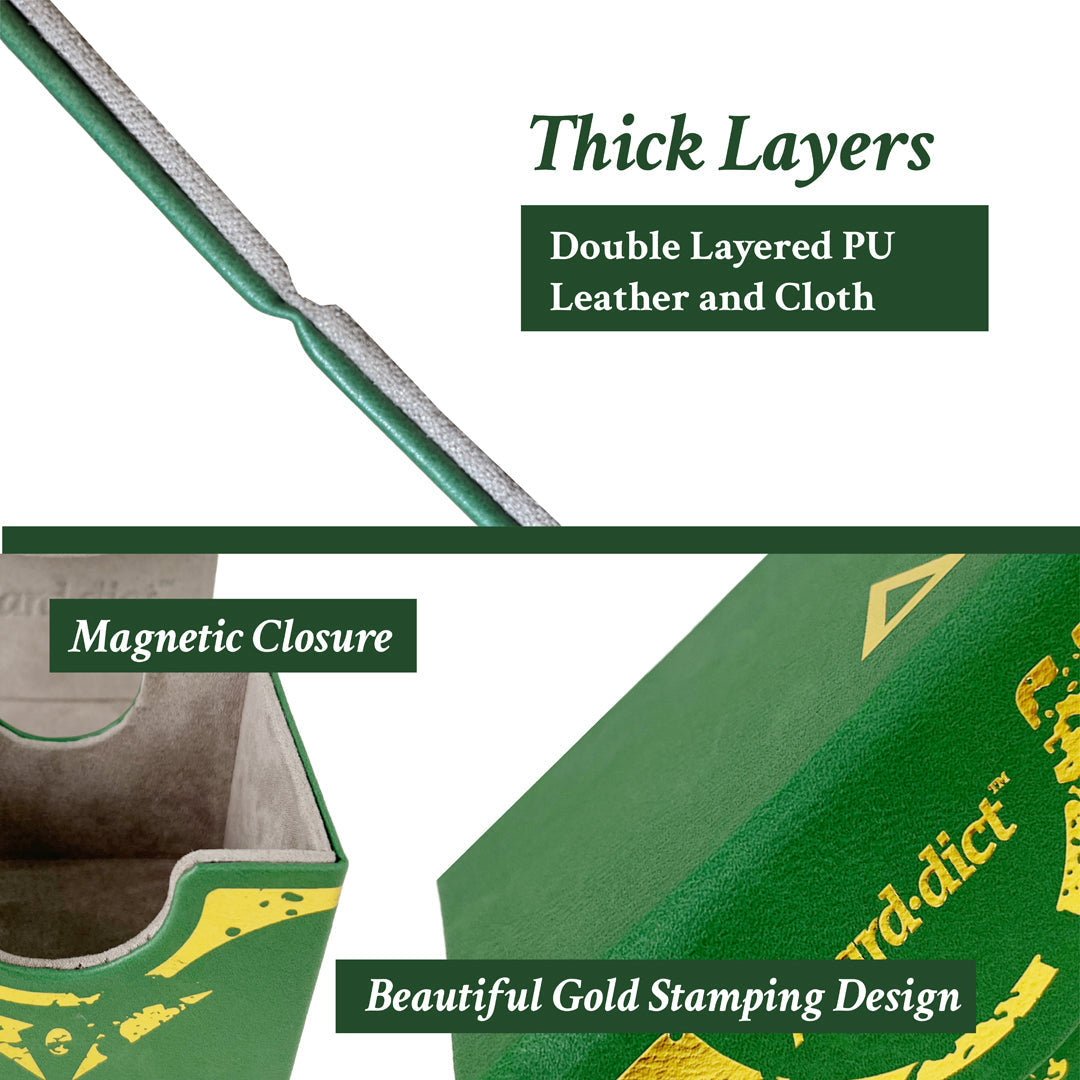 /Card·dict™ Pu Leather Deck Box Delta Green