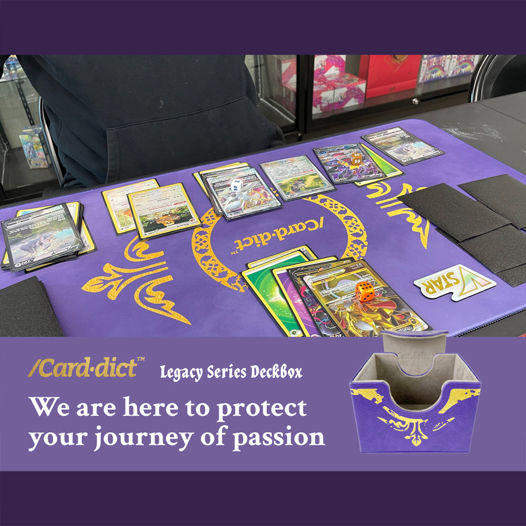 /Card·dict™ Pu Leather Deck Box Carddict Purple