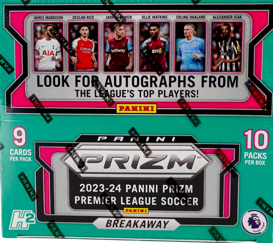 2023/24 Panini Prizm Premier League EPL Soccer Breakaway H2 Box