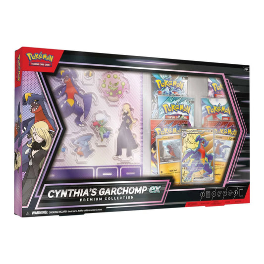 Pokemon English Cynthia's Garchomp ex Premium Collection CARDS LIVE OPENING