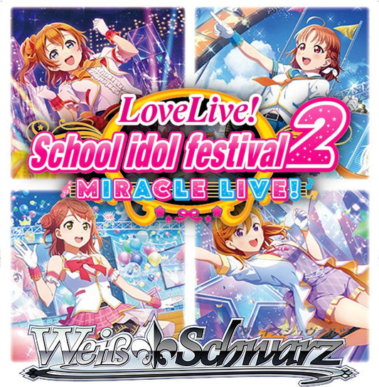 Weiss Schwarz Love Live School Idol Festival Booster 2 CARDS LIVE OPENING