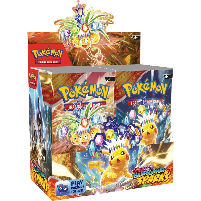 Pokemon English SV08 Surging Sparks CARDS LIVE OPENING
