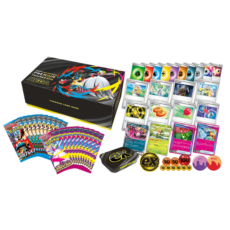 Pokemon Japanese M1L Mega Brave and M1S Mega Symphonia Booster Box CARDS LIVE OPENING