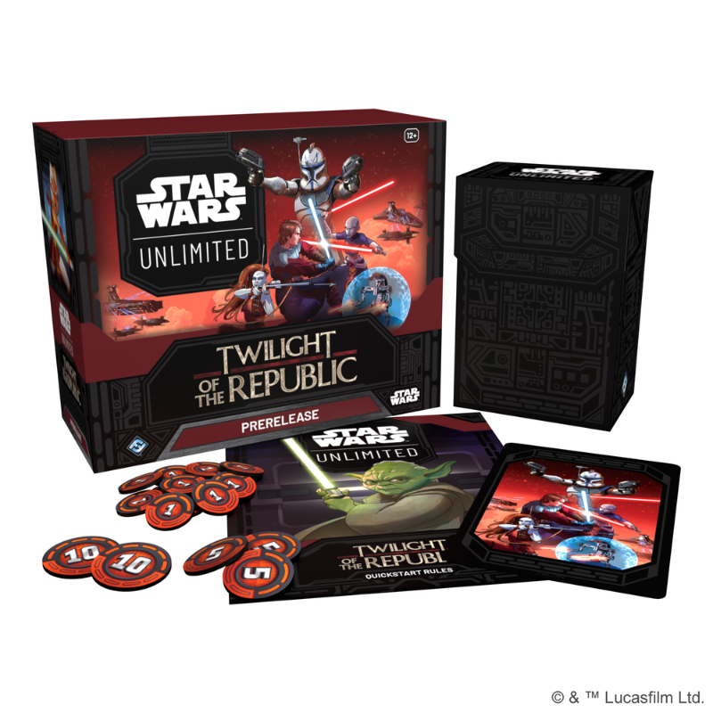 Star Wars Unlimited Twilight Of The Republic Booster Cards Live Opening Pack - 6 Bundle Card Games