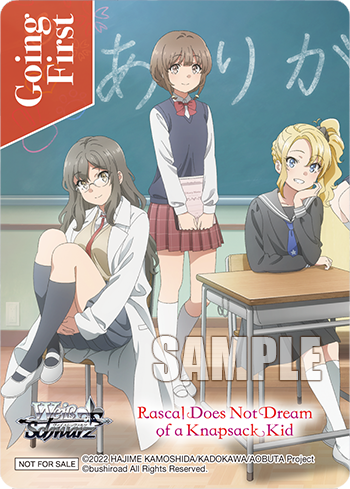 Weiss Schwarz English Rascal Does Not Dream Booster CARDS LIVE OPENING