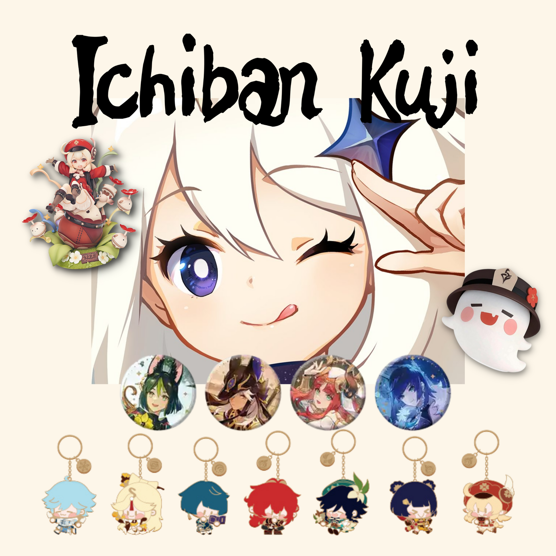 Genshin Impact Ichiban Kuji (Toys And Chains) Pick On Live @Mommitcg Toys