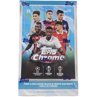 2022/23 Topps Chrome UEFA Club Competitions Soccer Lite (Opened on Live)