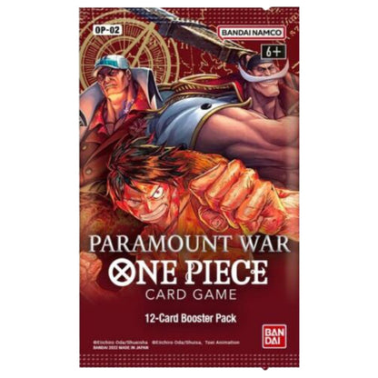 One Piece Paramount War [Op-02 English] [Cxc Card Live Opening] Booster Pack Games